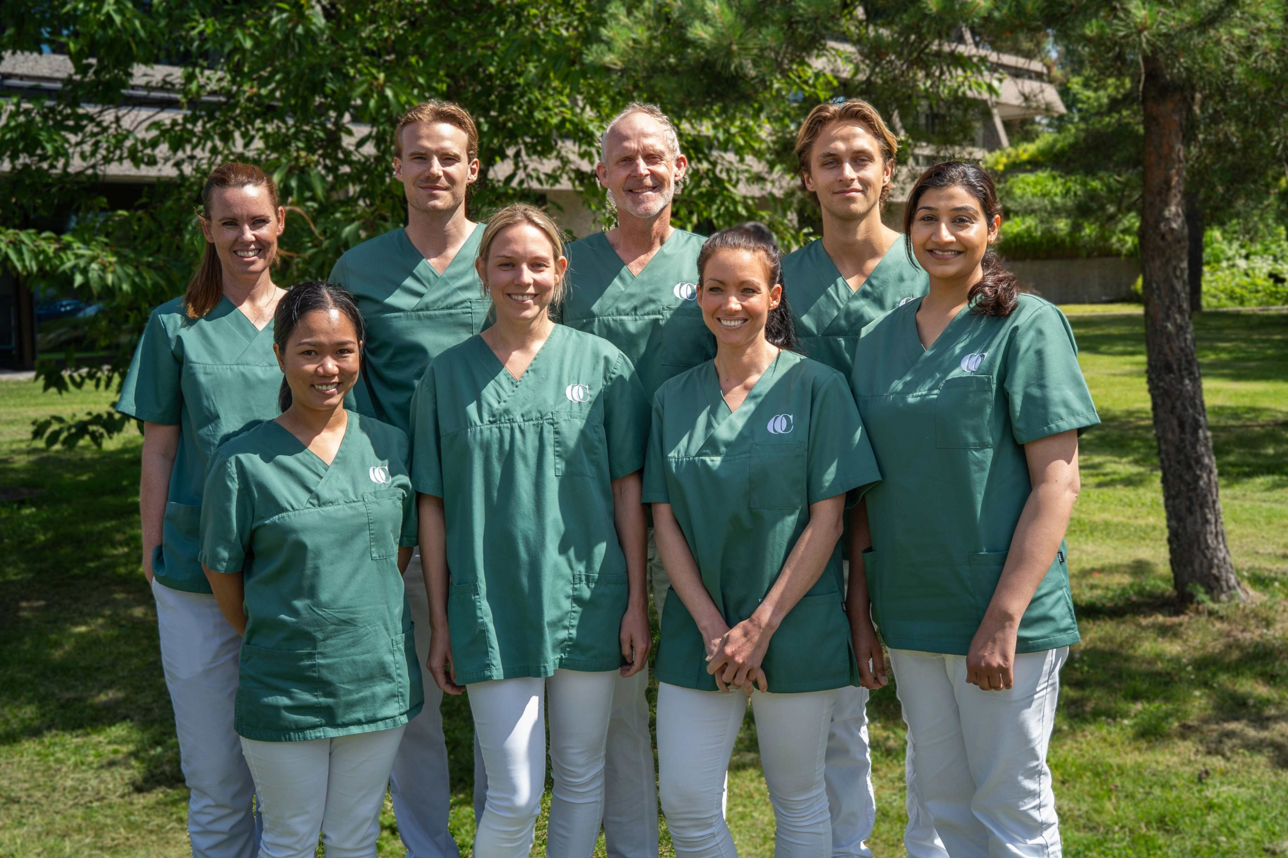 Gruppebilde av tannbehandlerne på Kolbotn